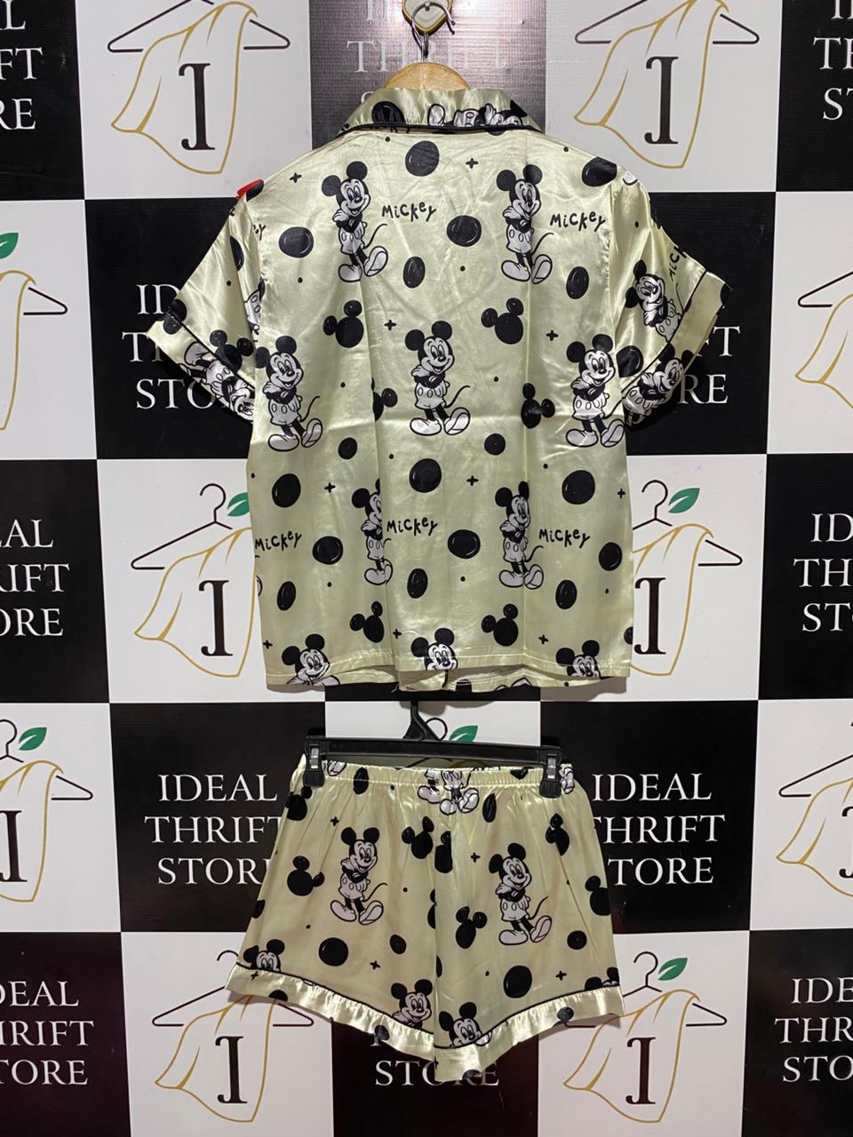 |S| B30| PREMIUM CARTOON CHARACTER SATIN LOUNGEWEAR CO-ORD SET