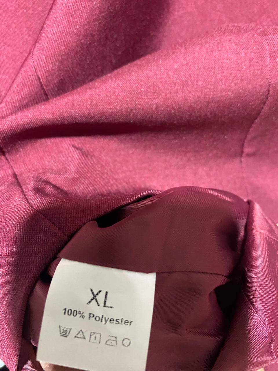|XL| B30| PREMIUM SOPHISTICATED MAROON TWO-PIECE SUIT