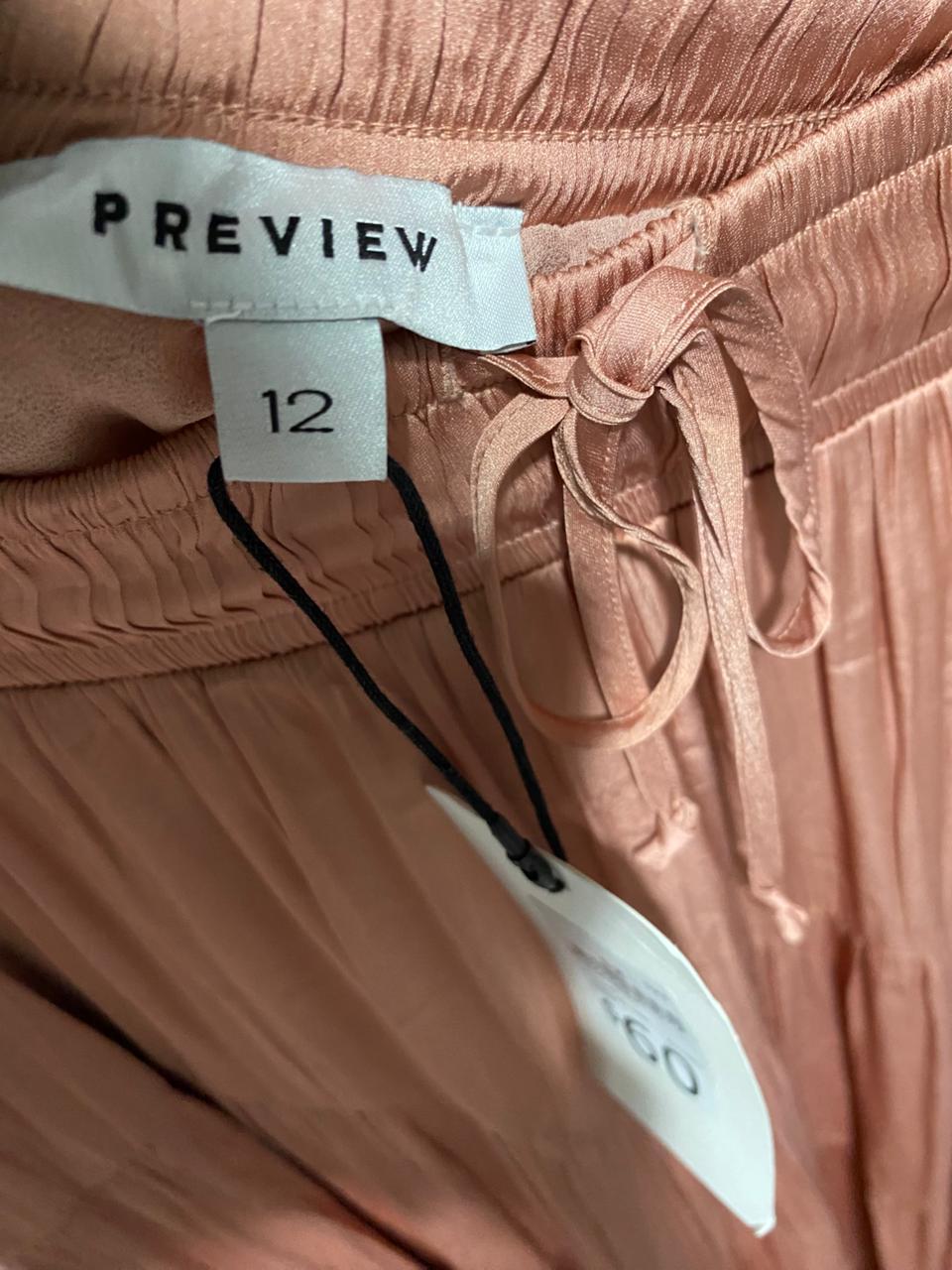PREVIEW |M| WAIST 28| B30| PREMIUM PREVIEW HIGH-WAISTED TIERED MAXI SKIRT
