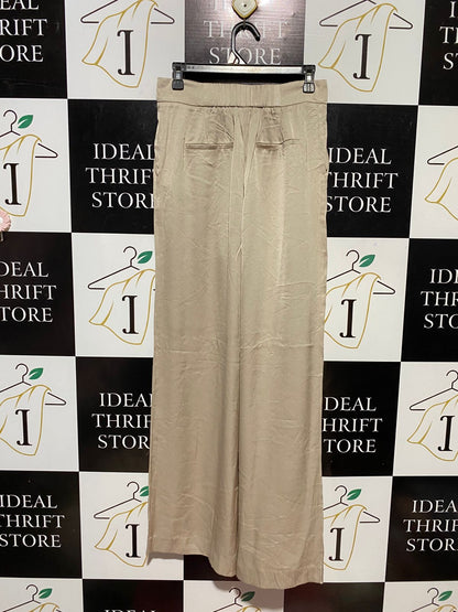 FOREVER NEW |M| WAIST 28| B30| PREMIUM HIGH-WAISTED SHIMMERING SILK TROUSERS
