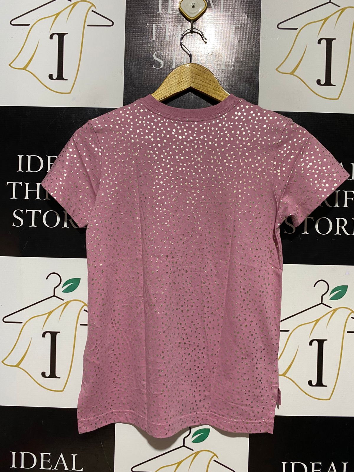 NIKE |M| BUST 16| B30| METALLIC STAR PRINT DRI-FIT T-SHIRT