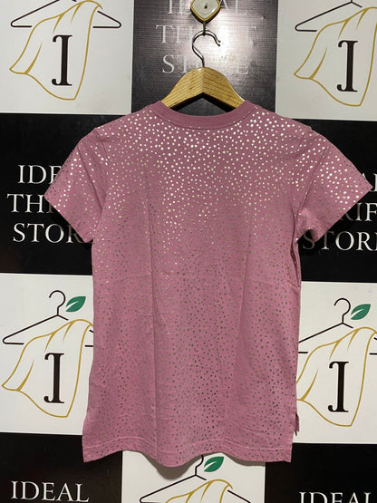 NIKE |M| BUST 16| B30| METALLIC STAR PRINT DRI-FIT T-SHIRT