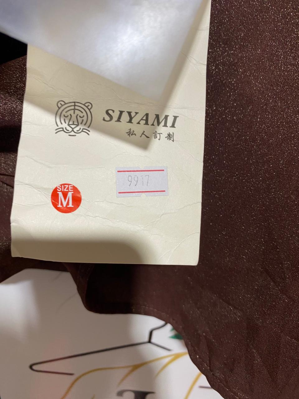 SIYAMI |M| BUST 19| B30| SHIMMER BOW NECK LONG SLEEVE PARTY BLOUSE