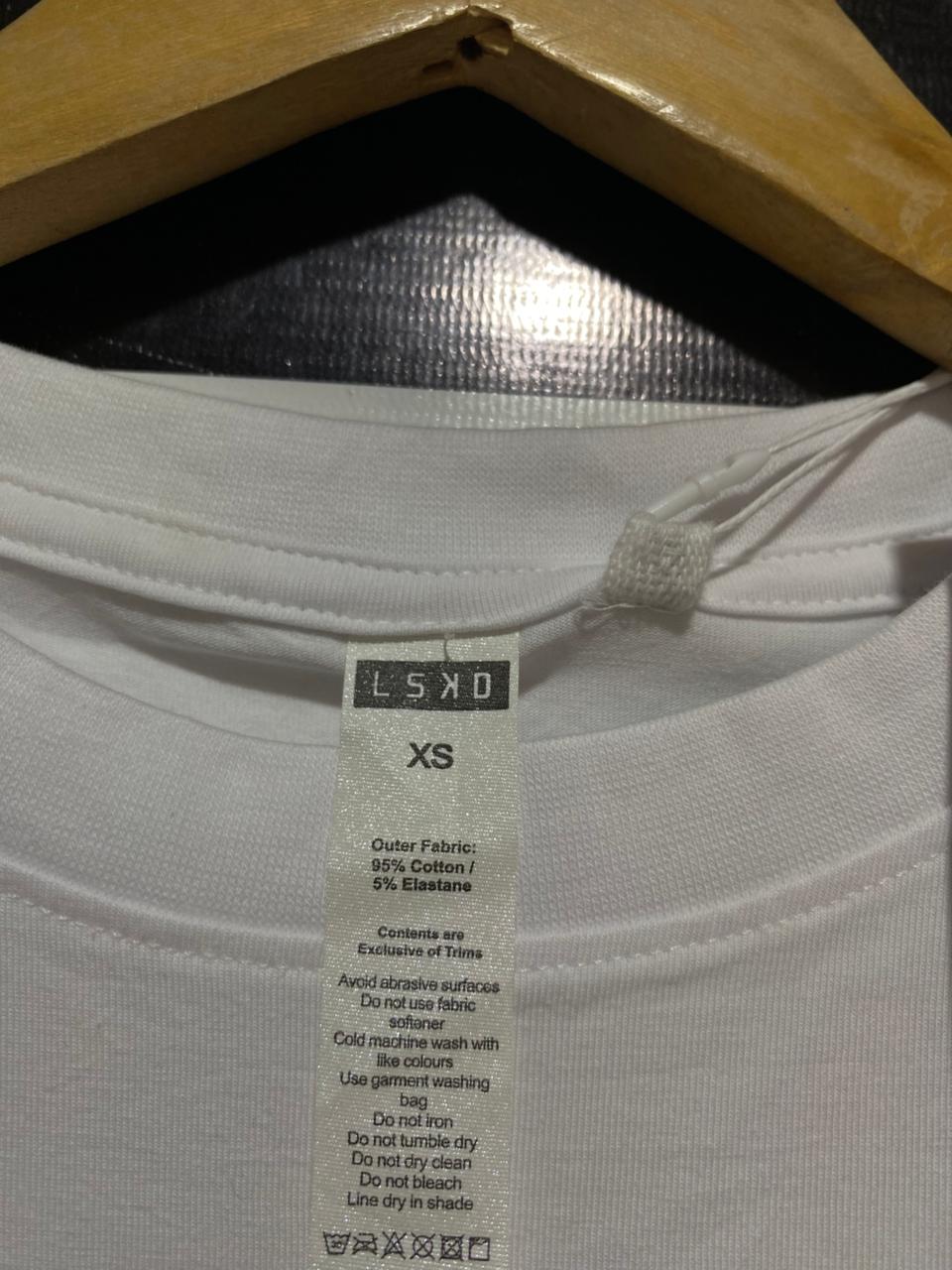 LSKD |XS| BUST 23| B30| SHORT SLEEVE MINIMALIST SPORTS T-SHIRT