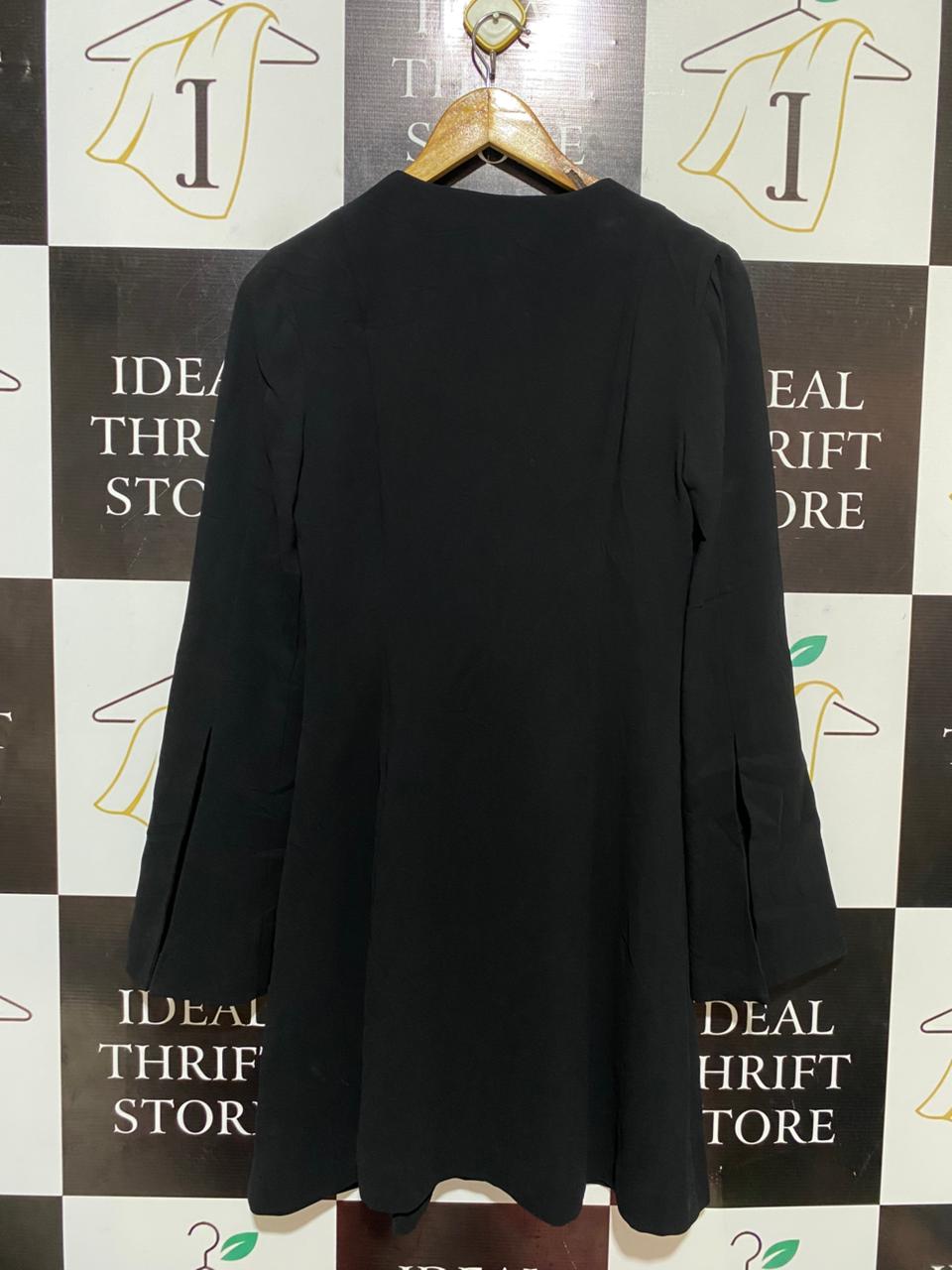 CUE |S| BUST 16| B30| FRONT ZIP LONG SLEEVE CASUAL DRESS
