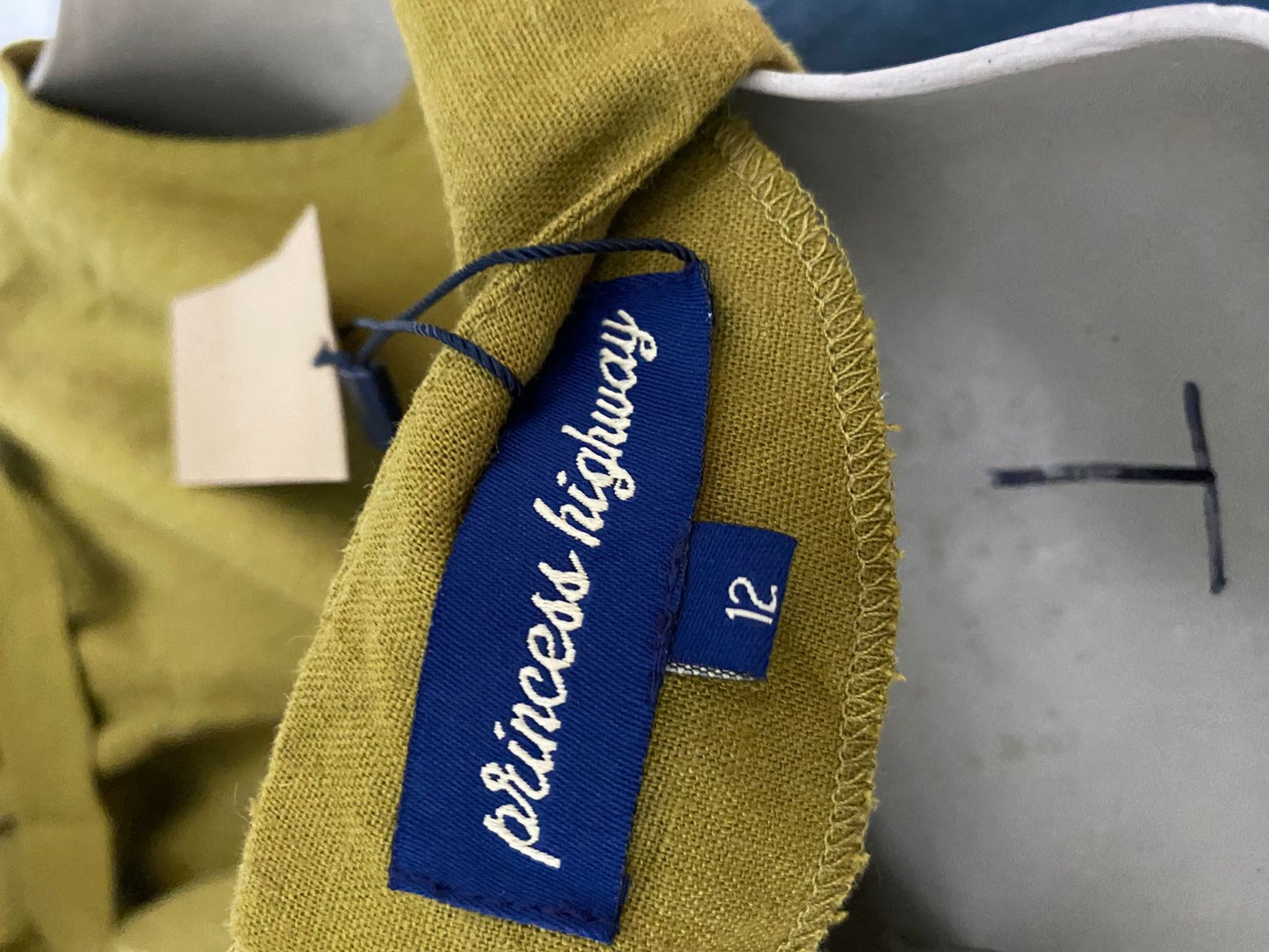 PRINCESS HIGHWAY |M| BUST 19| B30| WOMEN'S MUSTARD OLIVE GREEN SURPLICE WRAP JUMPSUIT WITH WAIST TIE
