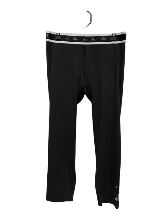 LACOSTE SPORT |XL| WAIST 32| B31| PREMIUM LADIES BRANDED LOGO WAISTBAND SPORTS PANTS BLACK
