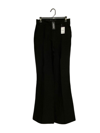 BOOHOO |M| WAIST 29| B31| HIGH-WAISTED WIDE-LEG TROUSERS BLACK