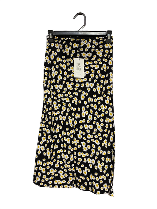 BARDOT |XS| WAIST 25| B31| WOMEN'S DAISY FLORAL PRINT MIDI SKIRT