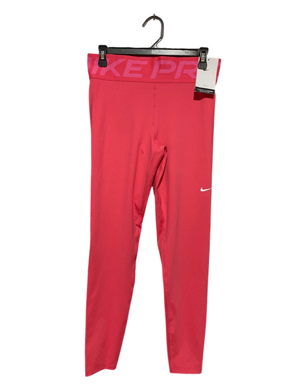 NIKE PRO |M| WAIST 28| B31| WOMEN'S HIGH-RISE BRIGHT PINK TRAINING LEGGINGS