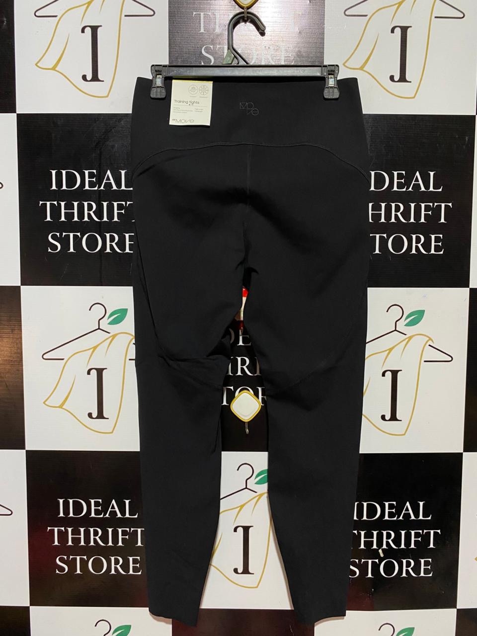 H&M |M| WAIST 28| B31| WOMEN'S HIGH-WAISTED PREMIUM BLACK LEGGINGS