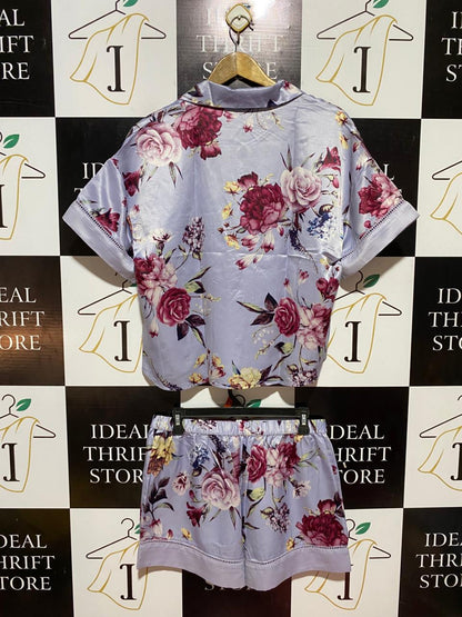 CHLOE & LOLA |L| B31| WOMEN'S LUXE SATIN FLORAL PYJAMA SET