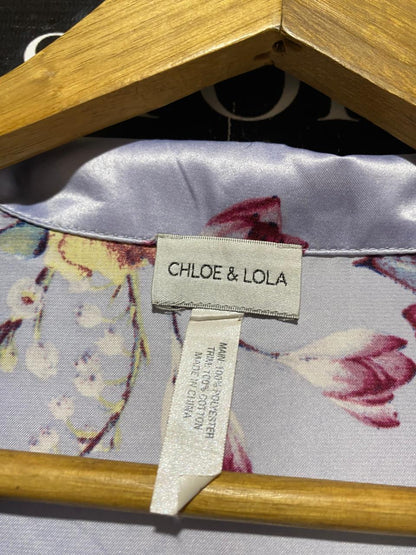 CHLOE & LOLA |L| B31| WOMEN'S LUXE SATIN FLORAL PYJAMA SET