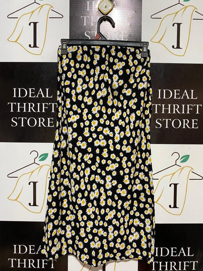 BARDOT |XS| WAIST 25| B31| WOMEN'S DAISY FLORAL PRINT MIDI SKIRT