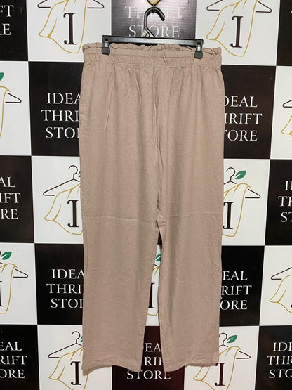 ANKO |XL| WAIST 32| B31| WOMEN'S LINEN BLEND PAPERBAG WAIST PANTS