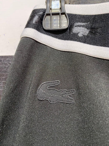 LACOSTE SPORT |XL| WAIST 32| B31| PREMIUM LADIES BRANDED LOGO WAISTBAND SPORTS PANTS BLACK
