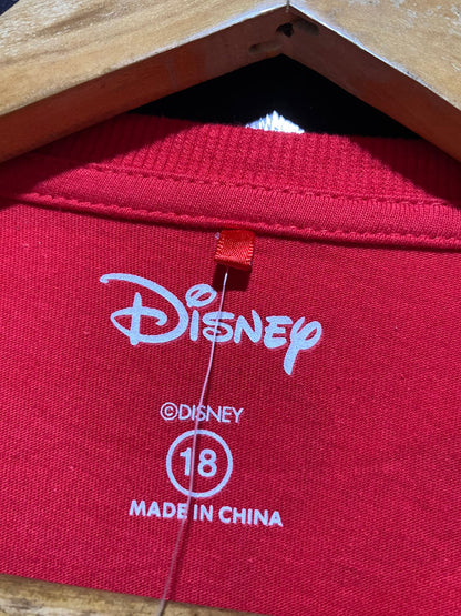 DISNEP |XL| BUST 22| B31| MICKEY MOUSE RED GRAPHIC T-SHIRT