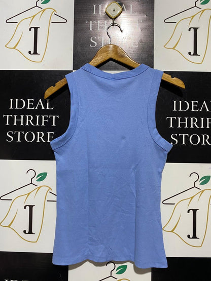 ANKO |M| BUST 15| B30| PERIWINKLE BLUE RIBBED TANK TOP