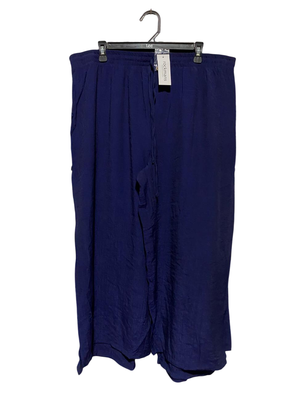 ROCKMANS |M| WAIST 28| B31| NAVY BLUE WIDE-LEG CULOTTES / PANTS