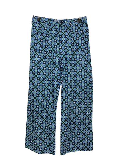 ZARA |L| WAIST 30| B31| GEOMETRIC MEDALLION PRINT WIDE-LEG PANTS