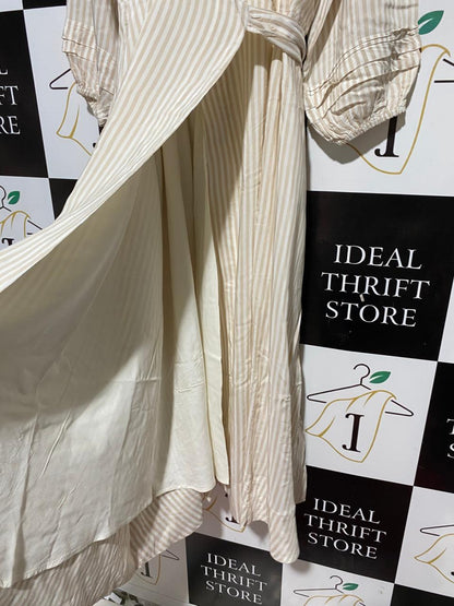 STAPLE |S| BUST 17| B31| V-NECK MIDI WRAP DRESS