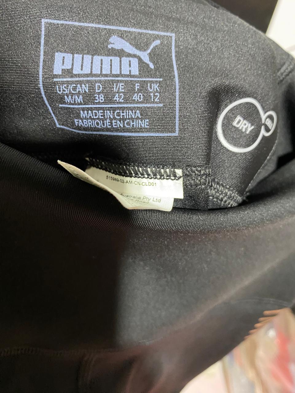 PUMA |M| WAIST 28| B31| WOMEN'S BLACK AND ROSE GOLD ACTIVE LEGGINGS