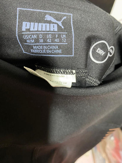 PUMA |M| WAIST 28| B31| WOMEN'S BLACK AND ROSE GOLD ACTIVE LEGGINGS