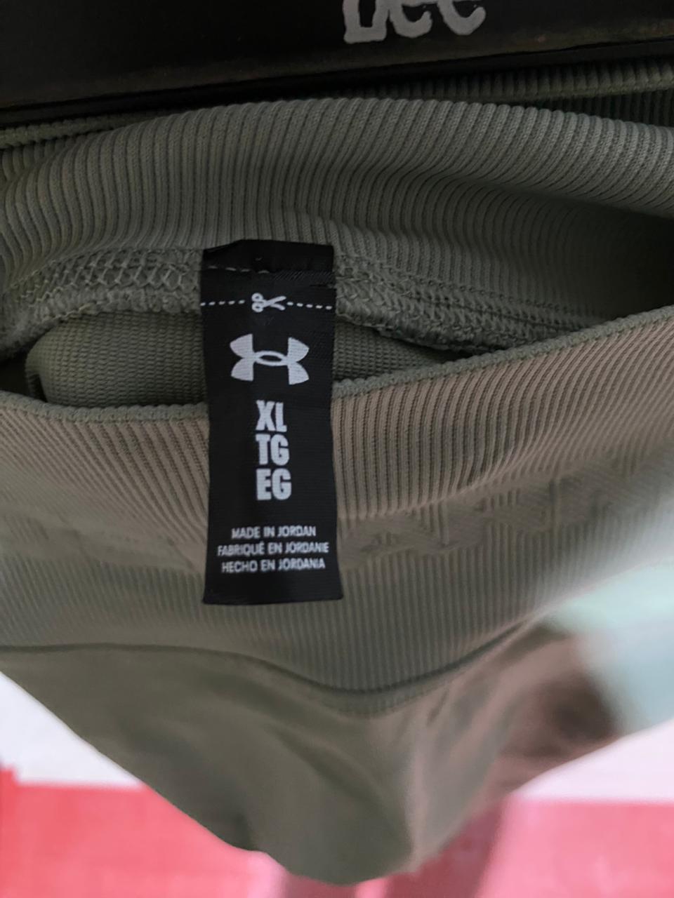 UNDER ARMOUR |L| WAIST 30| B31| HIGH-WAISTED ATHLETIC LEGGINGS SAGE GREEN / OLIVE GREEN
