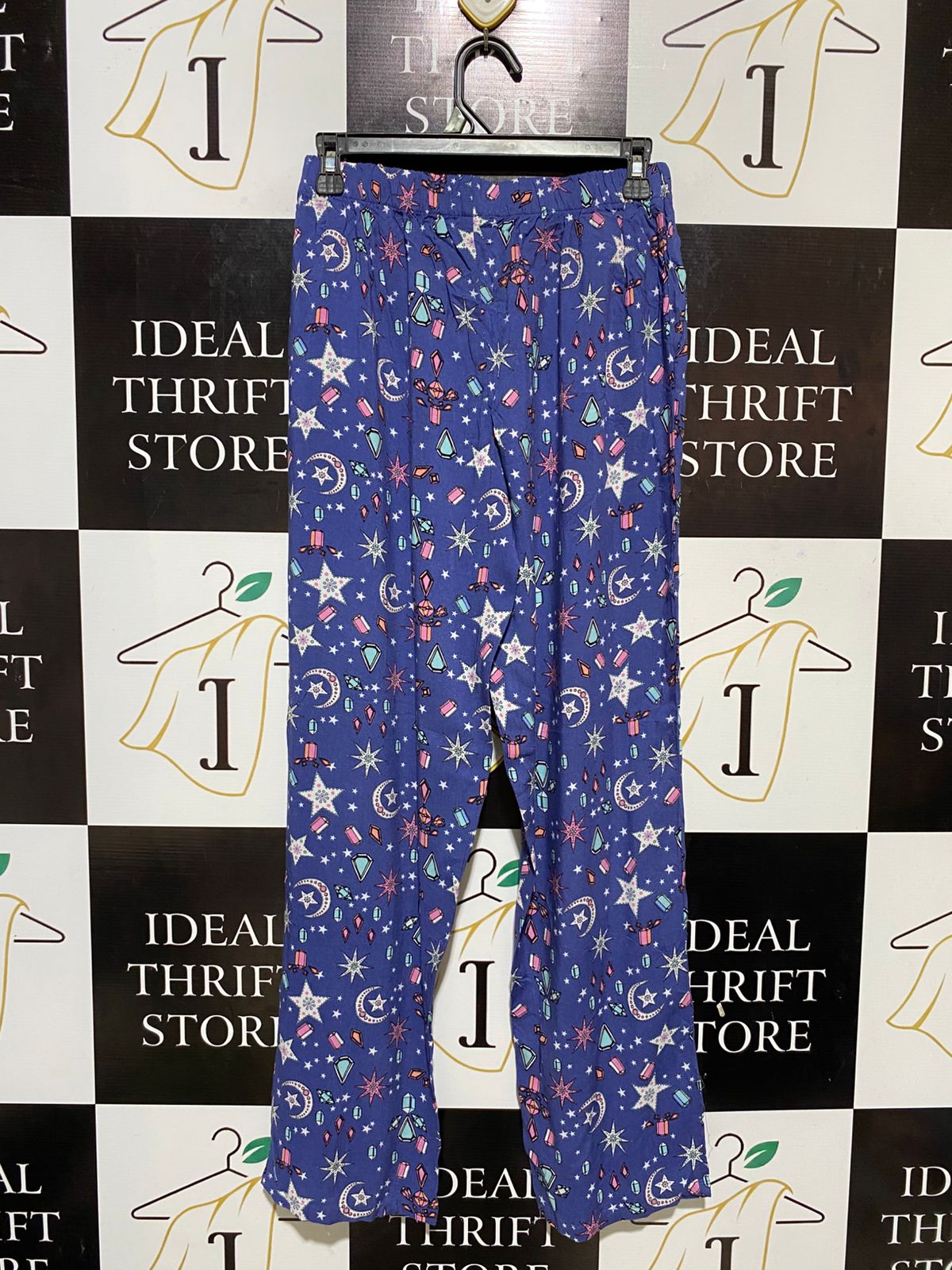 CLOTHING.CO |S| WAIST 26| B32| CELESTIAL & GEM PRINT LOUNGEWEAR PAJAMA PANTS WITH DRAWSTRING