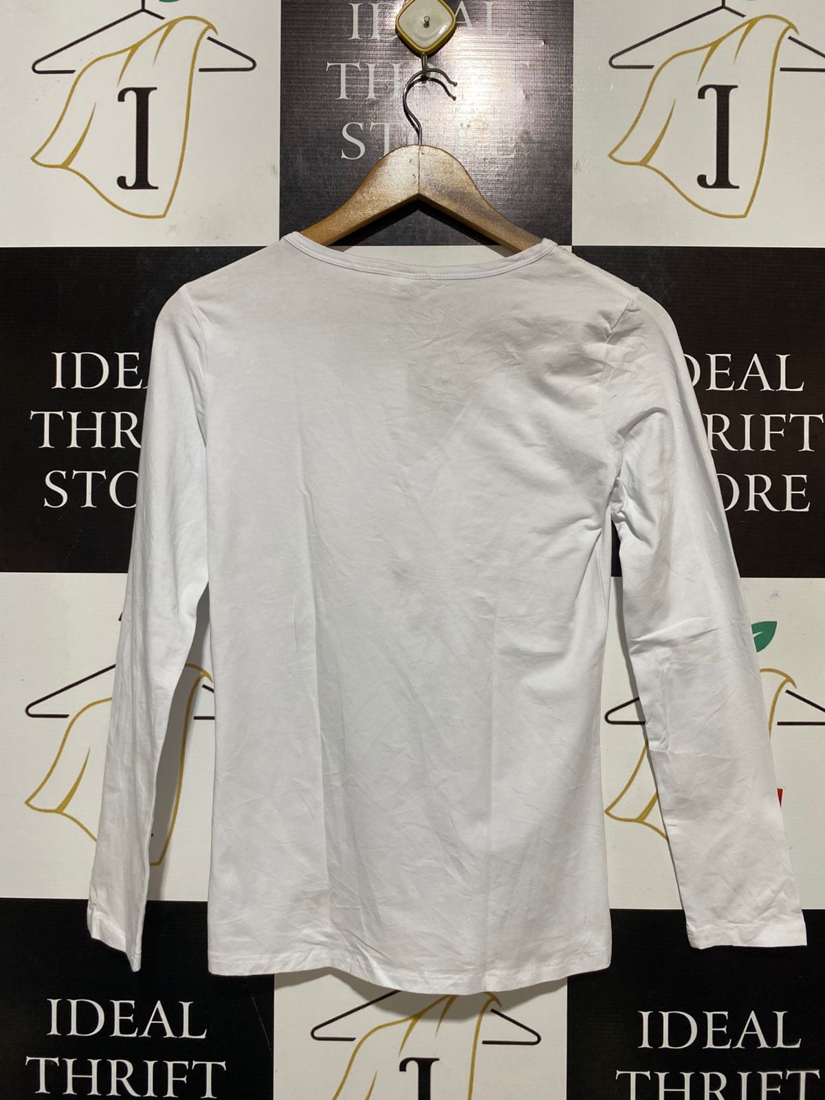 ANKO |S| BUST 16| B32| V-NECK LONG SLEEVE T-SHIRT / BASIC TEE