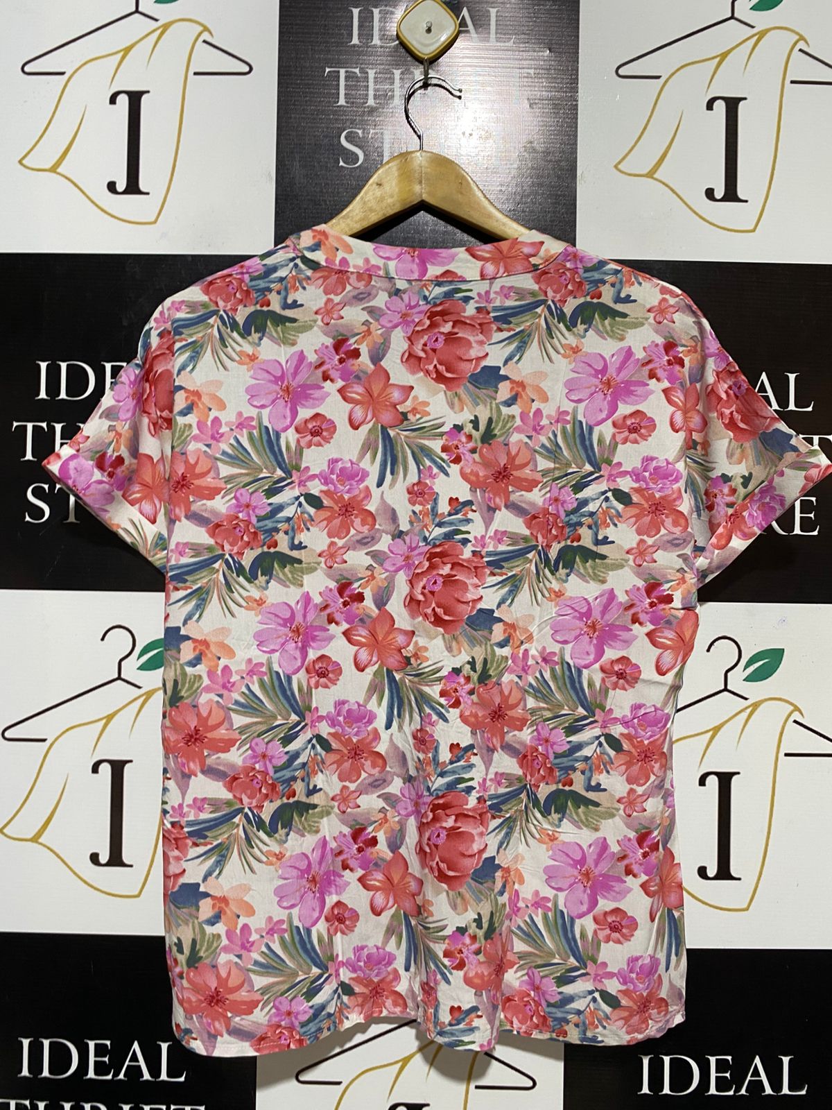 DREAM HOUSE |M| BUST FREE| B32| MULTICOLOR FLORAL PRINT CASUAL BLOUSE