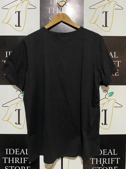 CCX |XS| BUST 24| B32| JET BLACK "WILD HEART" SCRIPT GRAPHIC TEE