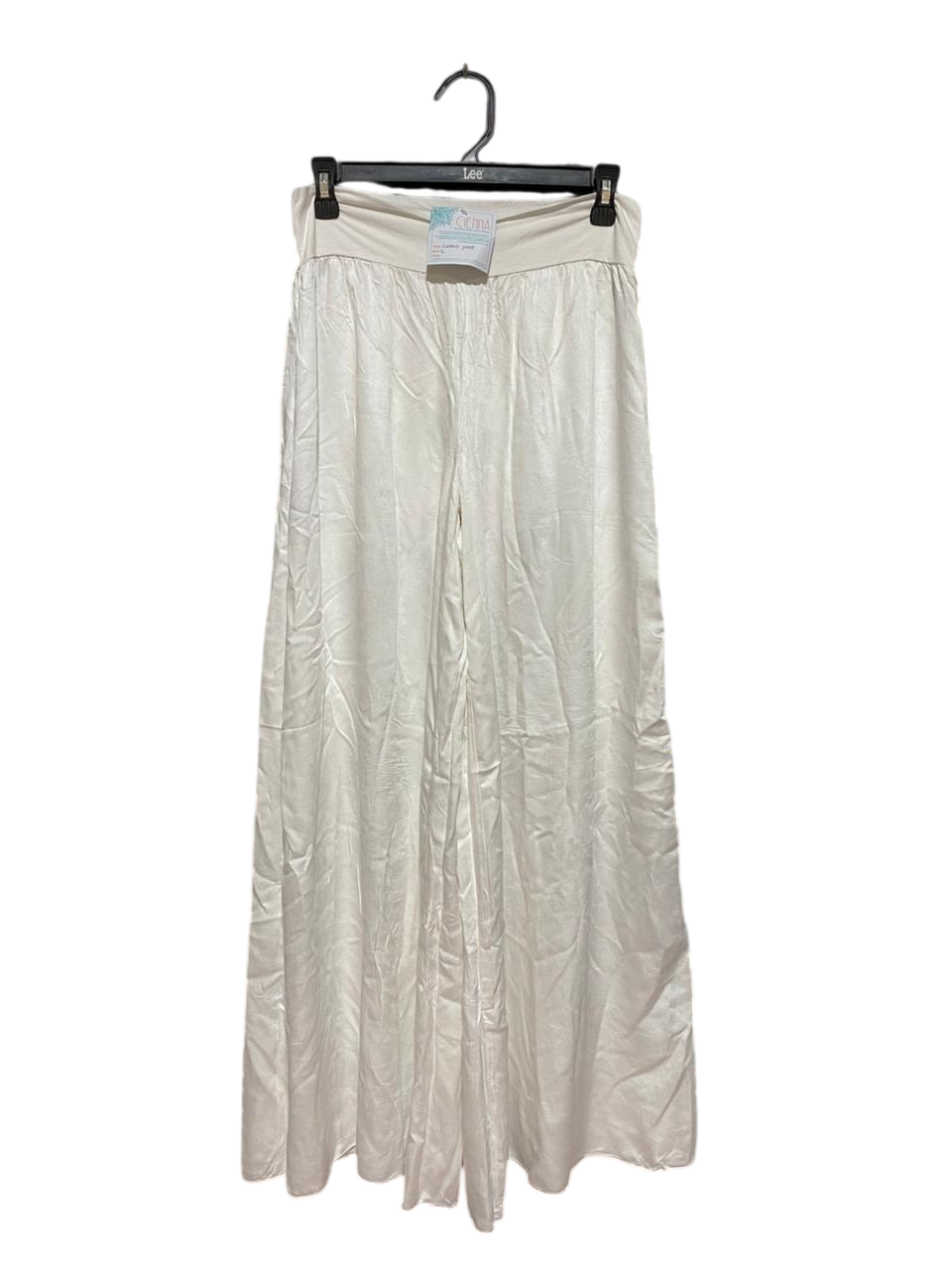 CIENNA |L| WAIST 27| B32| HIGH-WAISTED ULTRA WIDE-LEG PALAZZO PANTS
