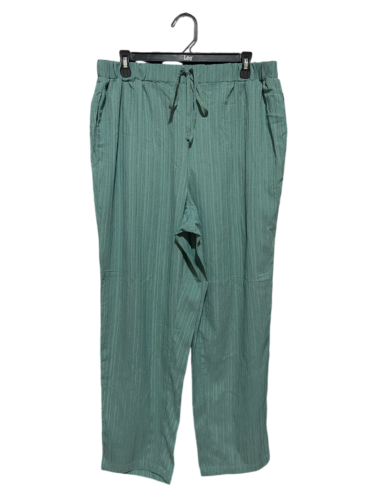 SHEIN CURVE |L| WAIST 32| B32| CASUAL TEXTURED DRAWSTRING TROUSERS