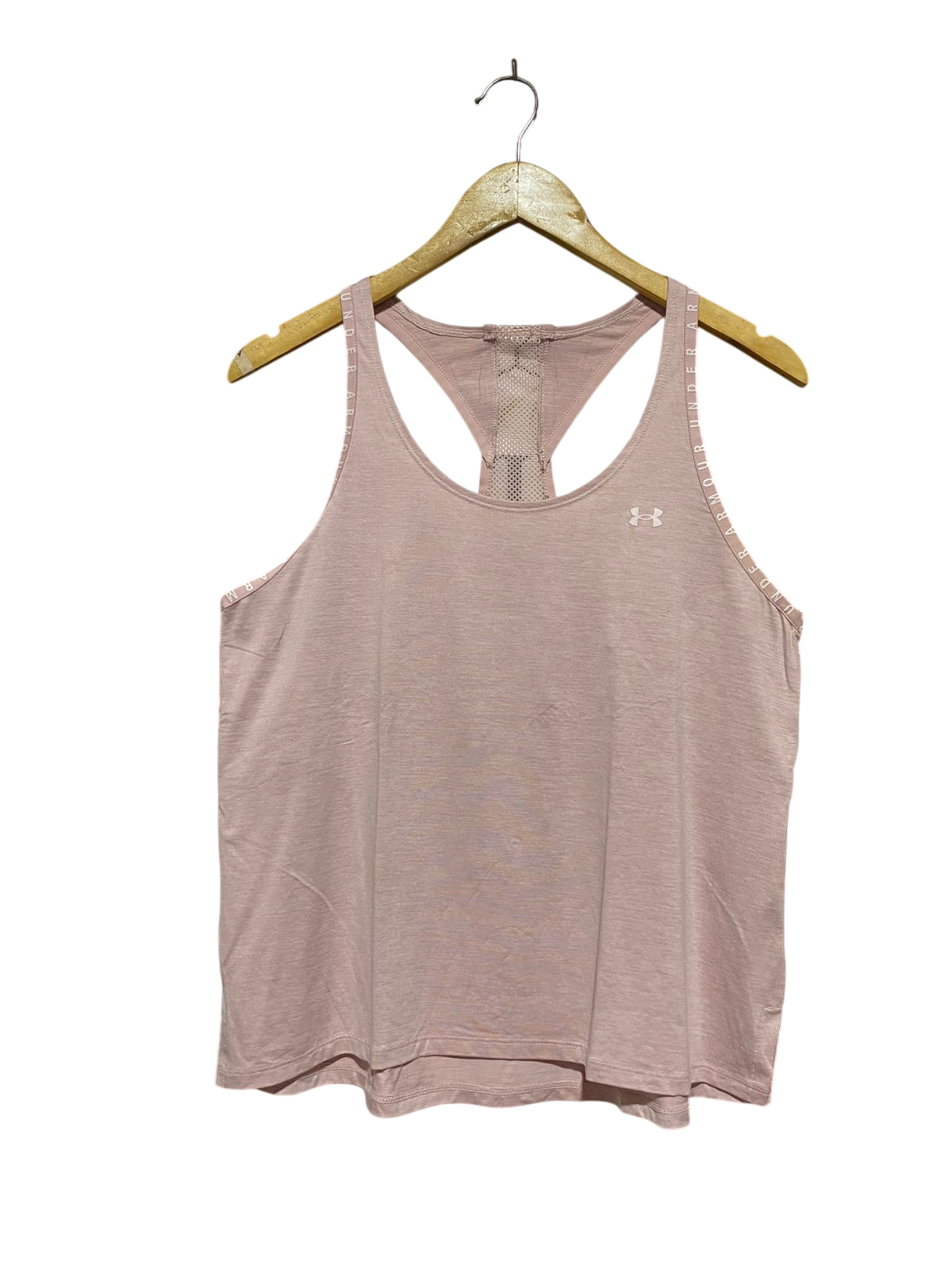 UNDER ARMOUR |M| BUST 18| B32| MAUVE PINK RACERBACK ACTIVEWEAR TANK TOP