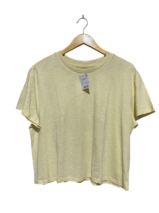 ANKO |XL| BUST 22| B32| PASTEL YELLOW LIGHTWEIGHT ESSENTIAL TEE