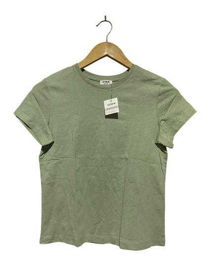 COTTON ON |XS| BUST 17| B32| SAGE GREEN CLASSIC CREWNECK T-SHIRT