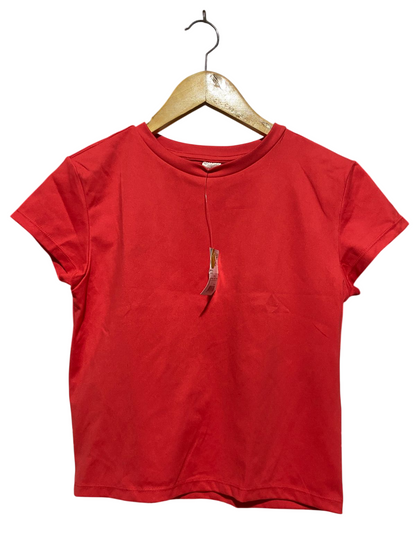 ANKO |M| BUST 15| B32| CLASSIC BRIGHT RED CHIC CREWNECK T-SHIRT