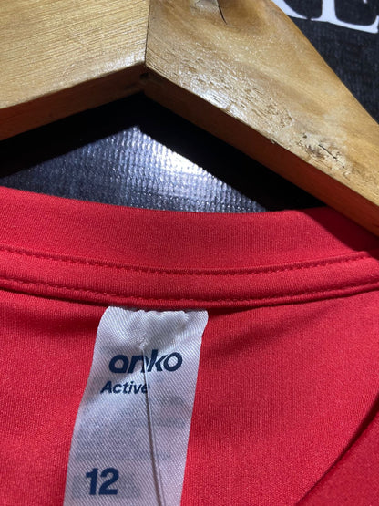 ANKO |M| BUST 15| B32| CLASSIC BRIGHT RED CHIC CREWNECK T-SHIRT