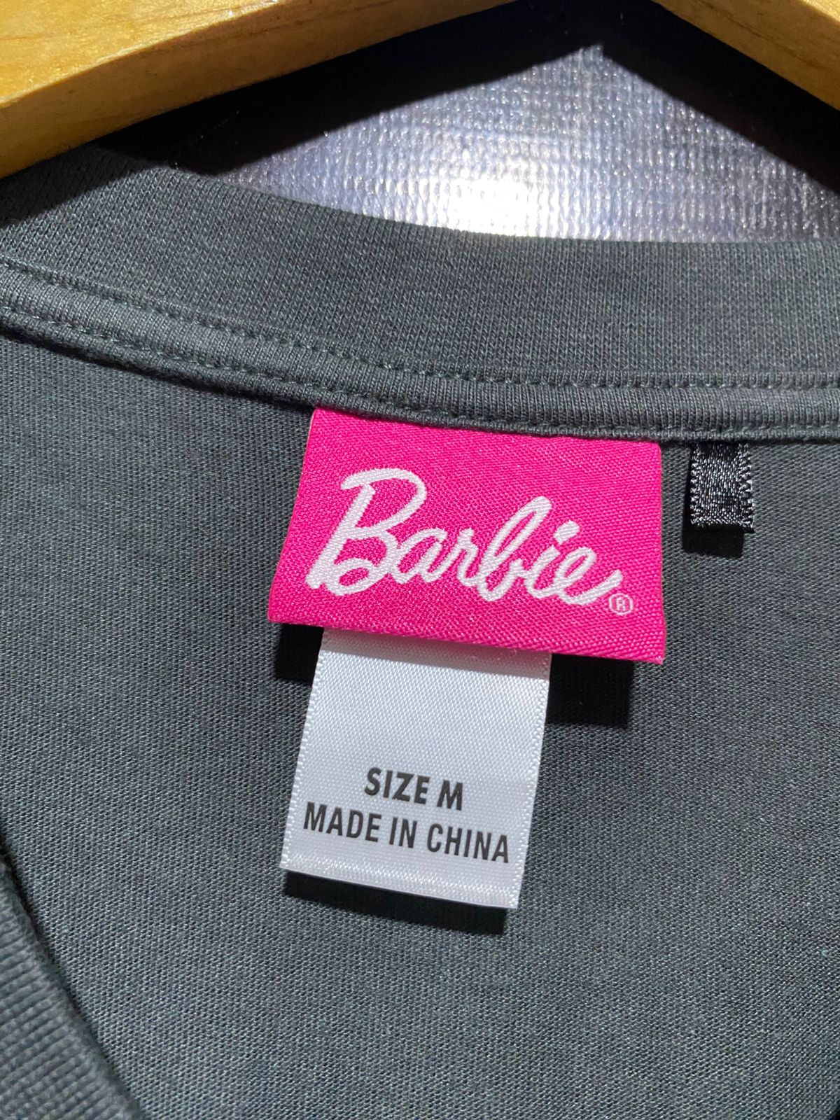 BARBIE |M| BUST 23| B32| BLACK EMBELLISHED PINK SEQUIN GRAPHIC T-SHIRT