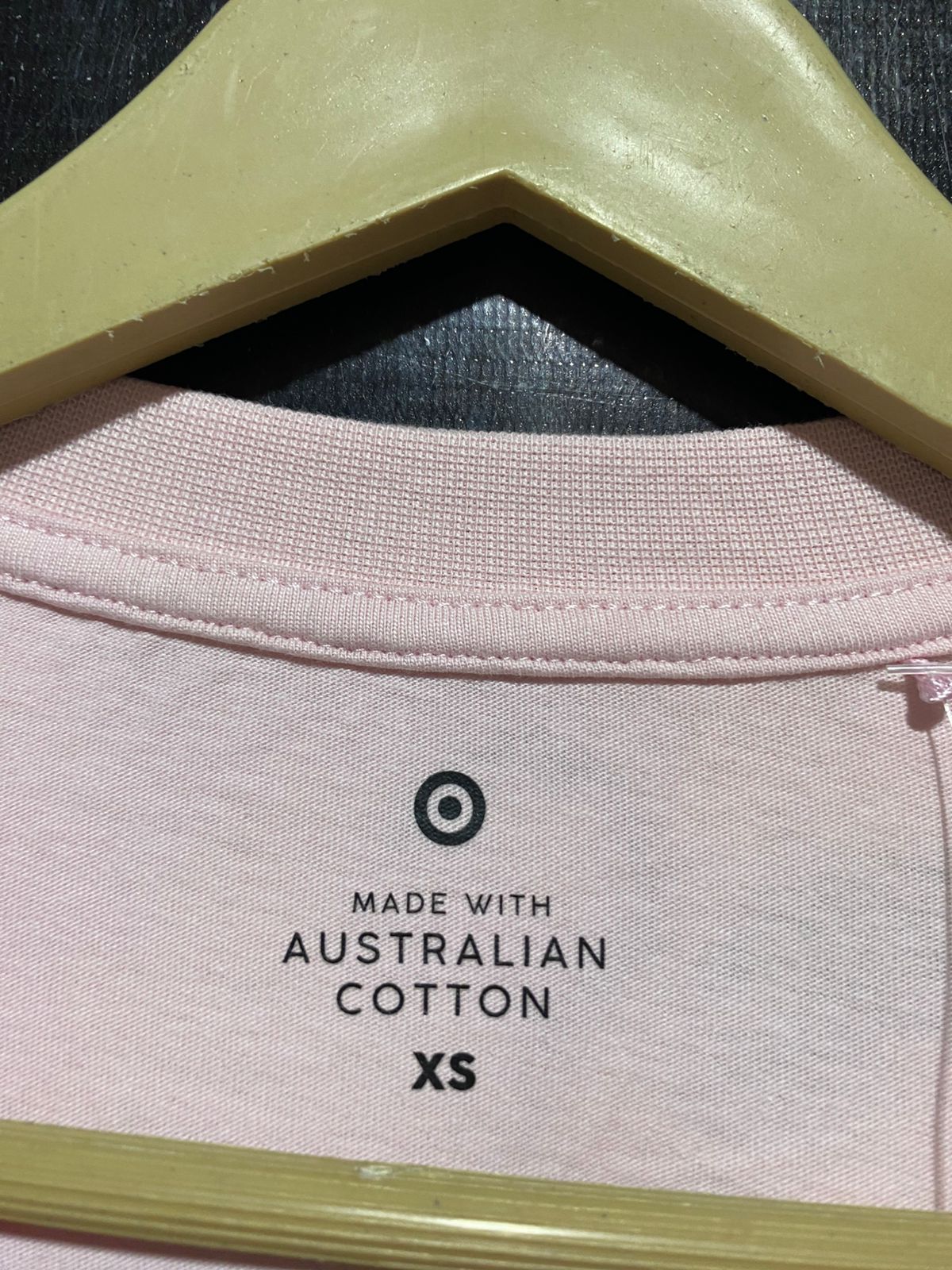 TARGET ACTIVE |XS| BUST 19| B32| SOFT PINK AUSTRALIAN COTTON CASUAL T-SHIRT