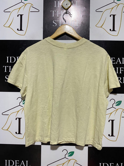 ANKO |XL| BUST 22| B32| PASTEL YELLOW LIGHTWEIGHT ESSENTIAL TEE
