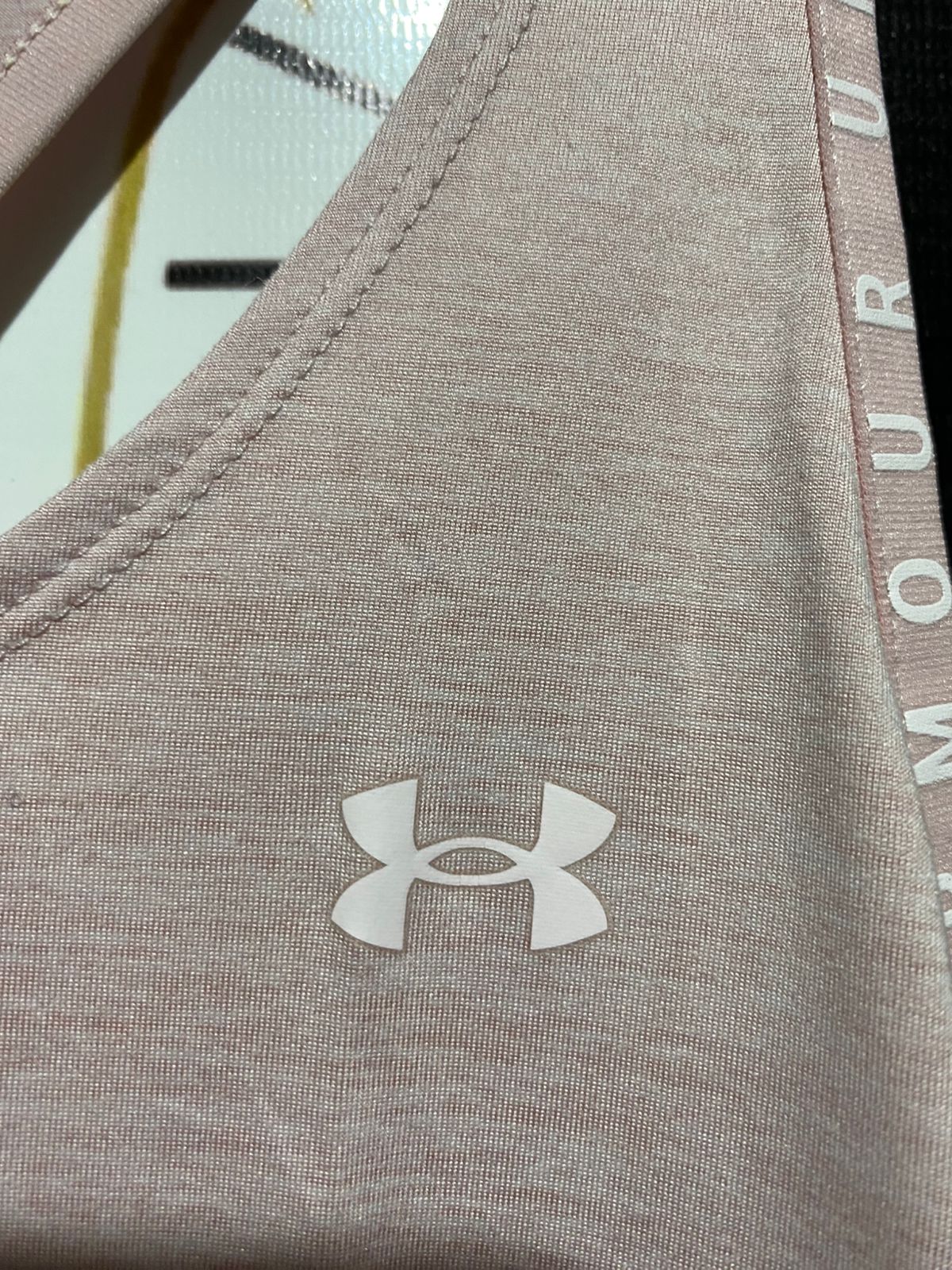 UNDER ARMOUR |M| BUST 18| B32| MAUVE PINK RACERBACK ACTIVEWEAR TANK TOP