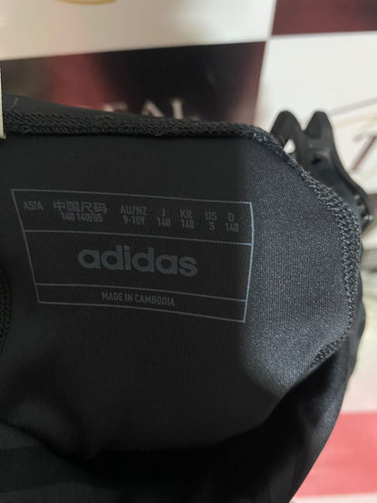 ADIDAS |XS| WAIST 24| B32| HIGH-WAISTED DARK ZEBRA PSYCHEDELIC PRINT ACTIVE LEGGINGS