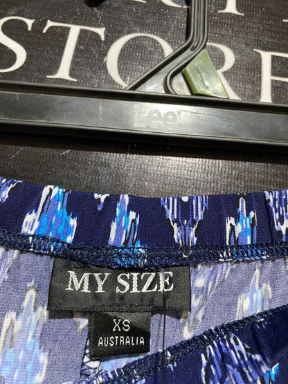 MY SIZE |XS| WAIST 27| B32| PRINTED COMFORT STRAIGHT-LEG LOUNGE PANTS