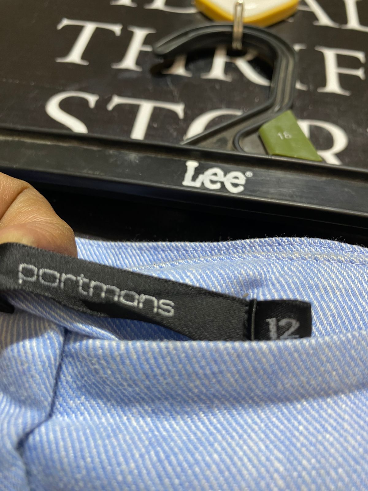 PORTMANS |L| WAIST 30| B32| HIGH-WAISTED LINEN-BLEND WIDE-LEG TROUSERS