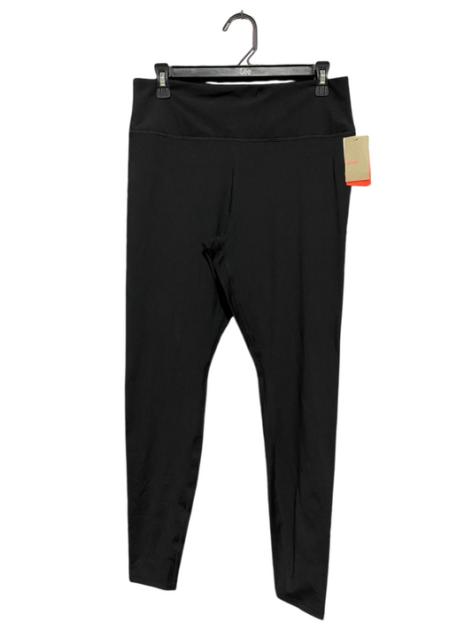 H&M |L| WAIST 30| B33| SOLID BLACK HIGH-WAISTED ACTIVEWEAR LEGGINGS