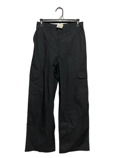 COTTON ON |L| WAIST 29| B33| SOLID BLACK WIDE LEG CARGO PANTS