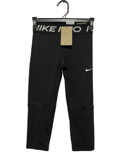 NIKE PRO |XS| WAIST 22| B33| LADIES BLACK DRI-FIT CROP ACTIVEWEAR LEGGINGS
