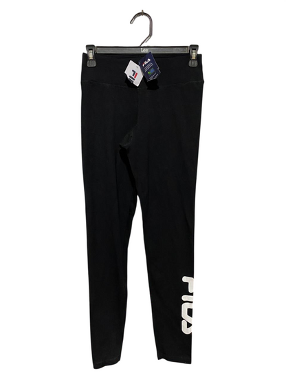 FILA |XS| WAIST 25| B33| BLACK HIGH-WAISTED ACTIVEWEAR LEGGINGS